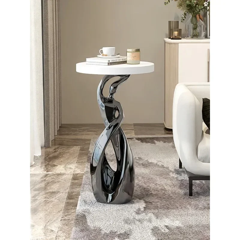 Modern Abstract Art Ornaments, Furniture, Light Luxury Living Room Coffee Table, Sofas Side Table, Corner , Bedside Table