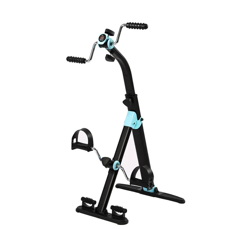 

Folding Stepper Mini Rehabilitation Trainer Home New Upper and Lower Limb Training Bike for the Elderly Exercise Bike SJ