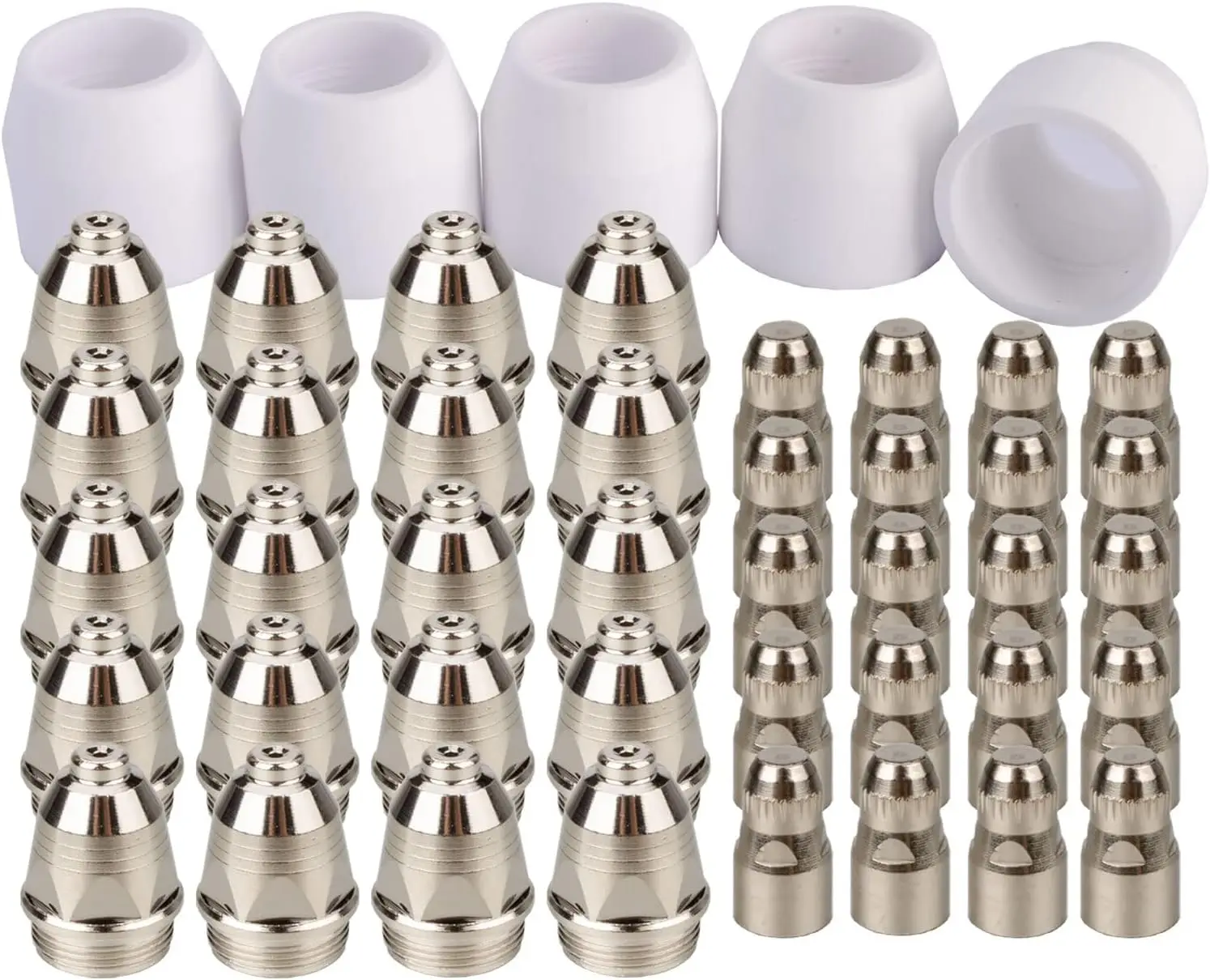 

Набор сопел и электродов для плазменной резки, наконечник 1,7 мм, 100 А, 45 шт.