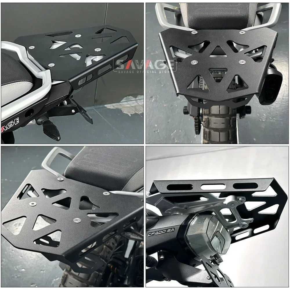 For CFMOTO 450MT 2024 Rear Luggage Carrier Rack Motorcycle Cargo Storage Tail Box Support Shelf Bracket For CF-MOTO MT450 450 MT