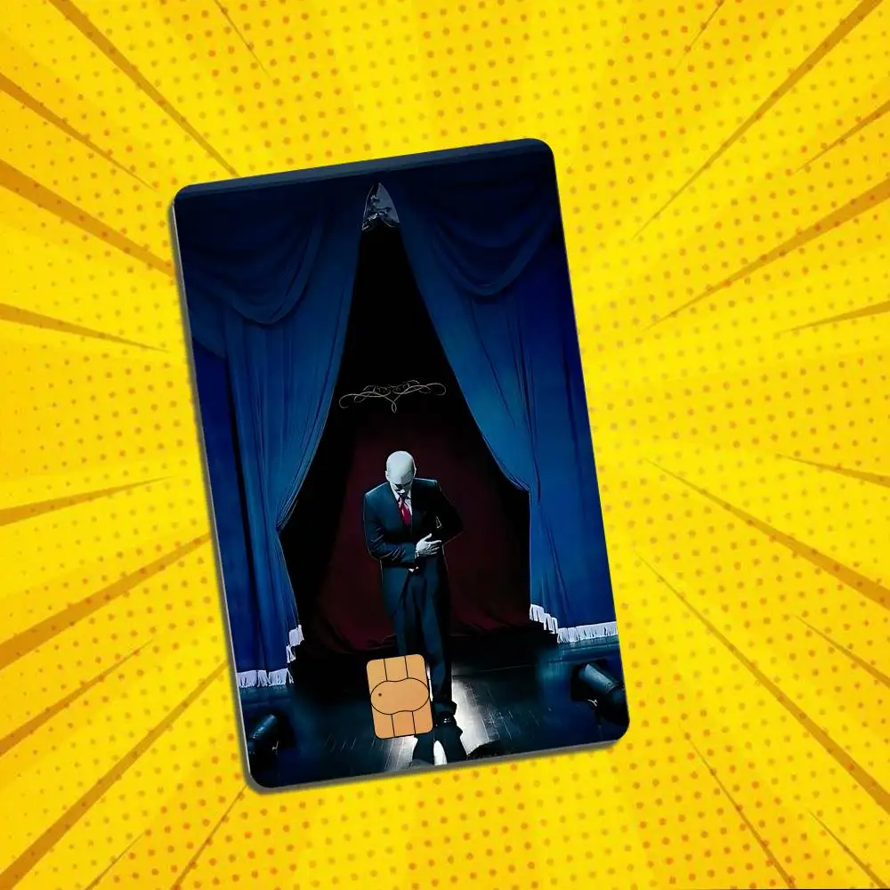 Curtain Call Eminem Slim Shady  Laser shimmer Credit Card Skin Party Stickers For Visa Bank Card Bus Metro Access Card Pvc