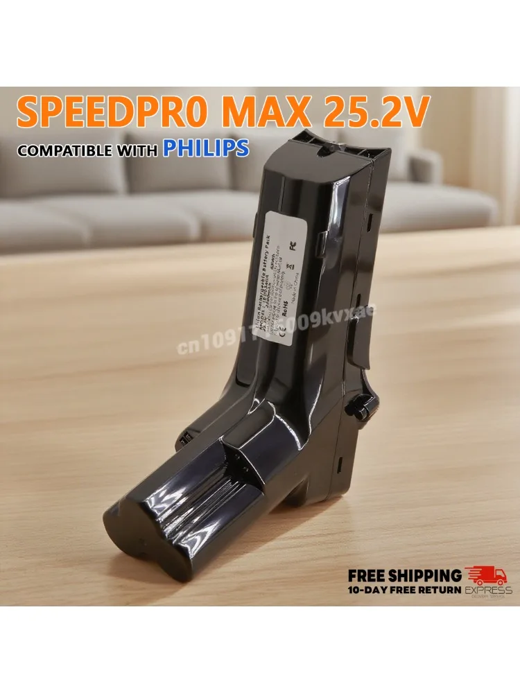 25.2V vervangende batterij voor Philips draadloze stofzuiger FC6904/01 XC7055/01 XC7041/01 XC7042/01 XC7043/01 FC6822/01 FC6826/01 - afbeelding 2