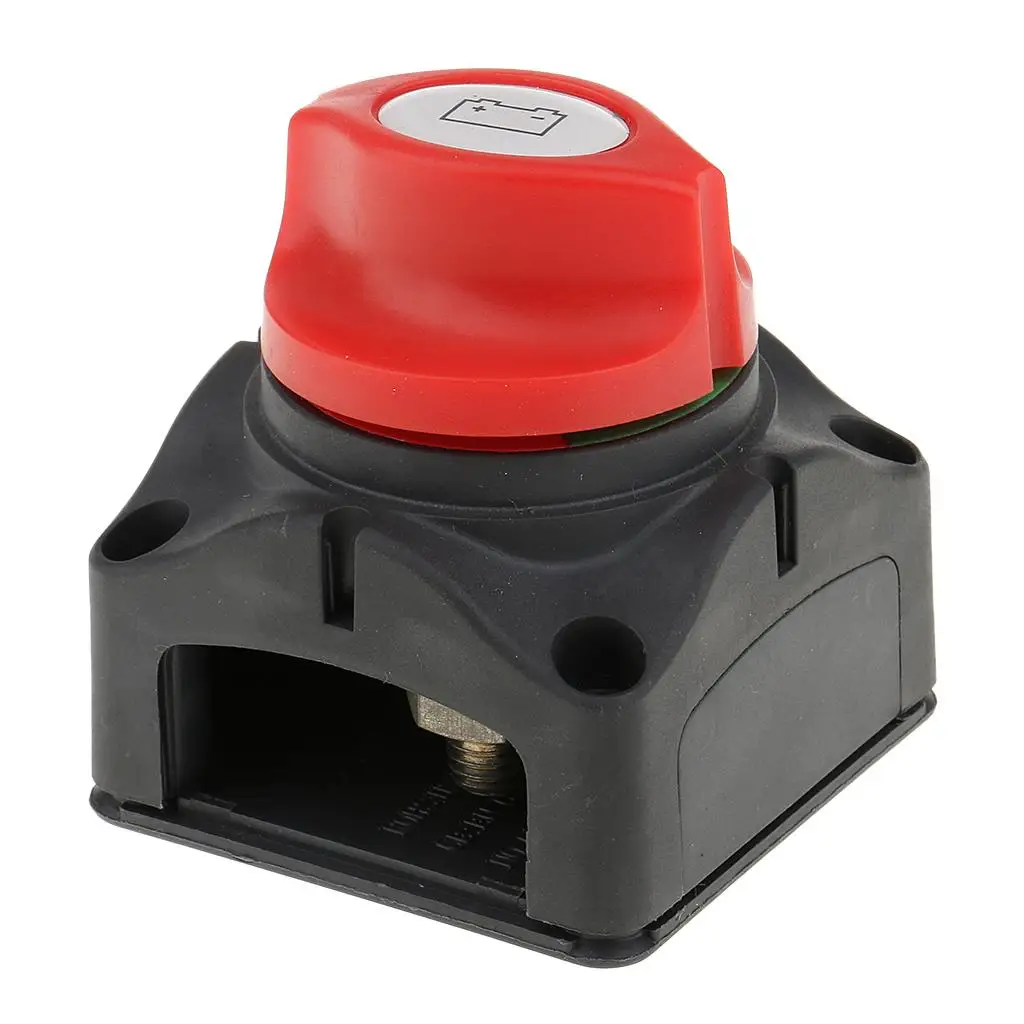 

Car Boat 100A Battery Switch Waterproof Rotary Disconnect Power Cut Off Isolator for Vehicle Marine Starter Systems