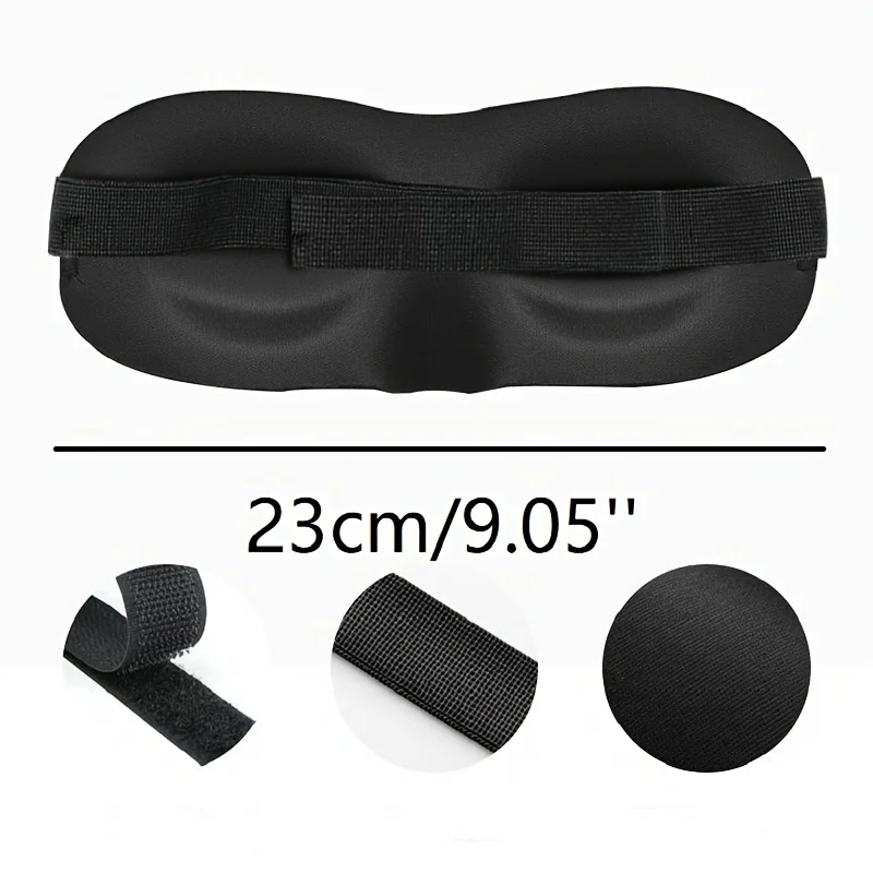 3D Sleep Eye Mask,Soft Material,Adjustable Belt Design, Lightweight and Breathable, Suitable for Sleeping,men or womem
