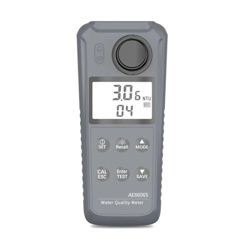 AE86065 Portable Turbidity Meter, Digital Turbidimeter with Measuring Range 0.00~1000NTU, 5S Fast Testing