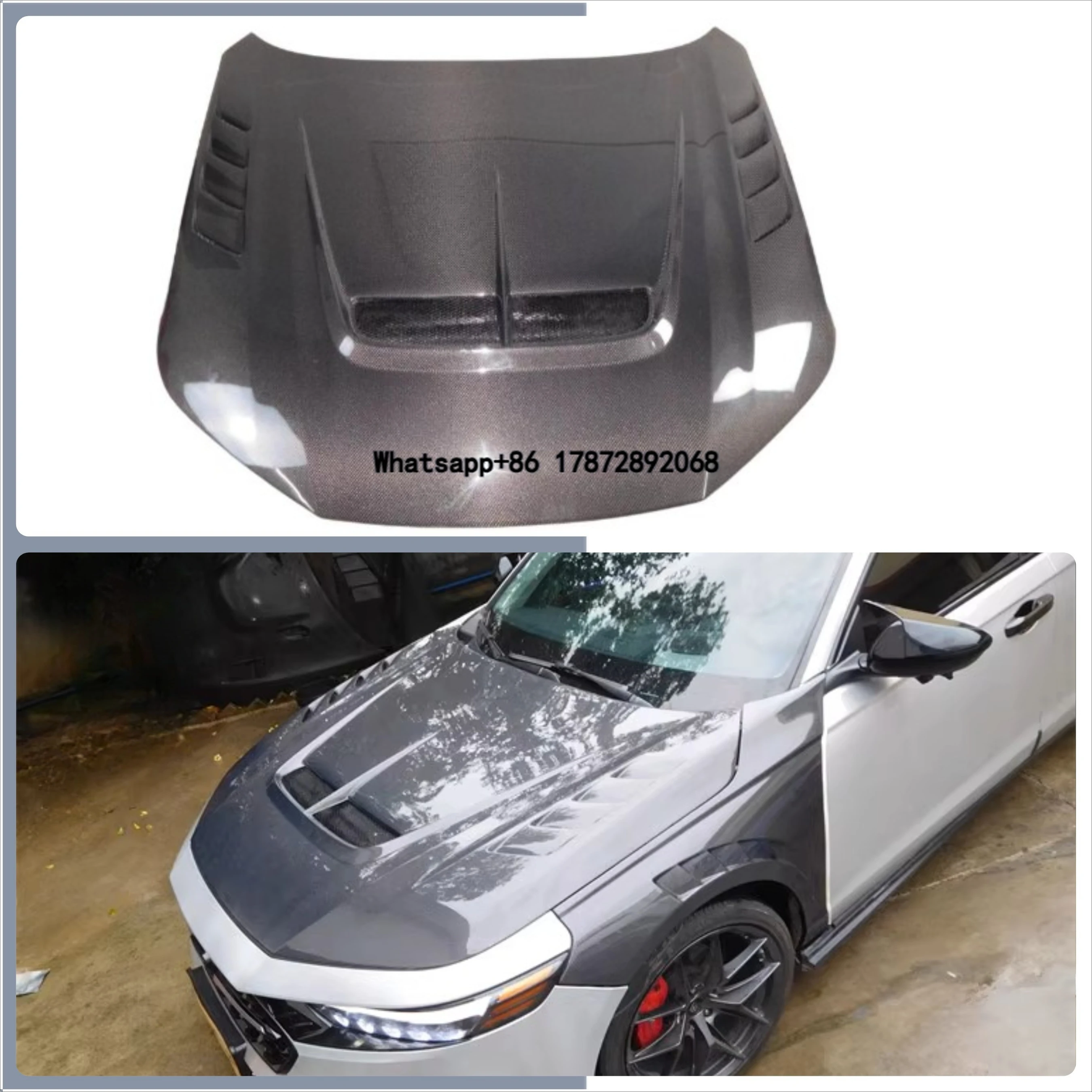 

Accord Carbon Fiber Hood Air Vent for Accord 2023+ 11th Generation