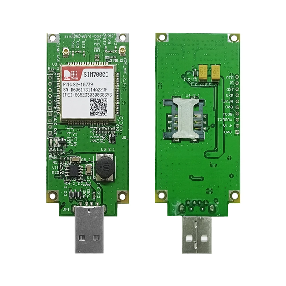 SIM7000C USB Adapter B1/B3/B5/B8 NB-IoT Module LTE CATM GNSS  GPS