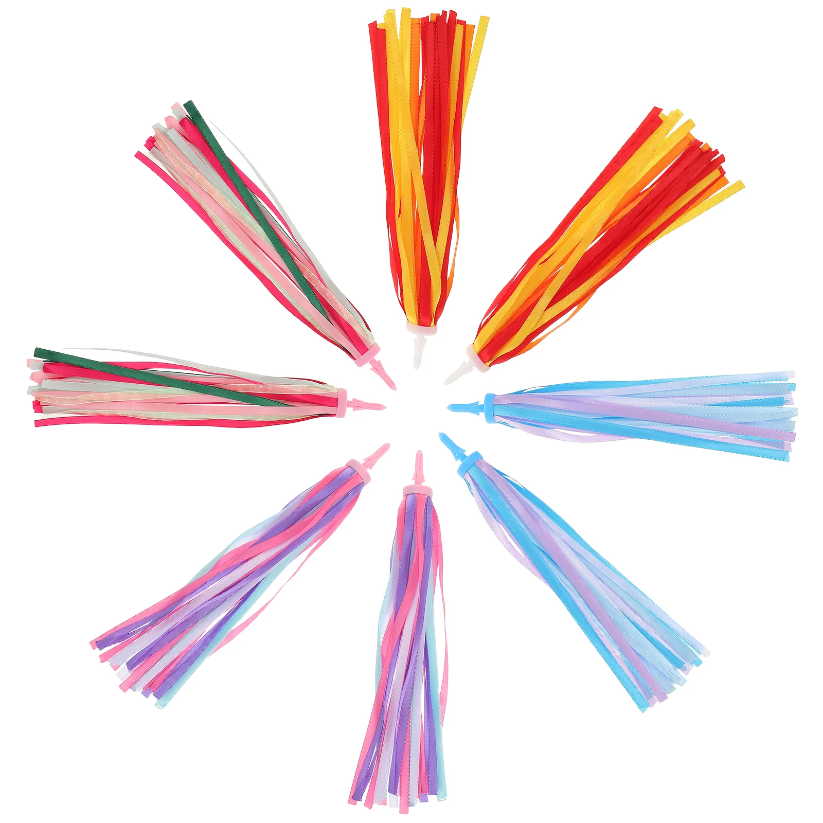 

Bike Handlebar Streamers For Colorful Tassels Bicycles Scooters Fade Resistant Easy Install Outdoor Sturdy