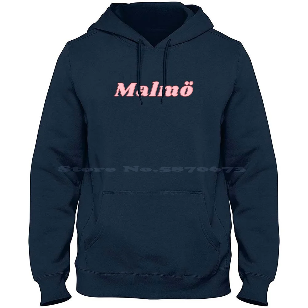 Malmo 100% Cotton Hoodie Malmo Malmo Skane Sk ? Ne Sverige Scandinavian Nordic European Country Sweden Flag Map