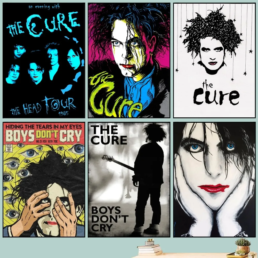 Music Star Rock Band The C-Cure Music Poster DIY Vintage Movie Poster Wall Art Painting Study Stickers Big Szie Wall Painting