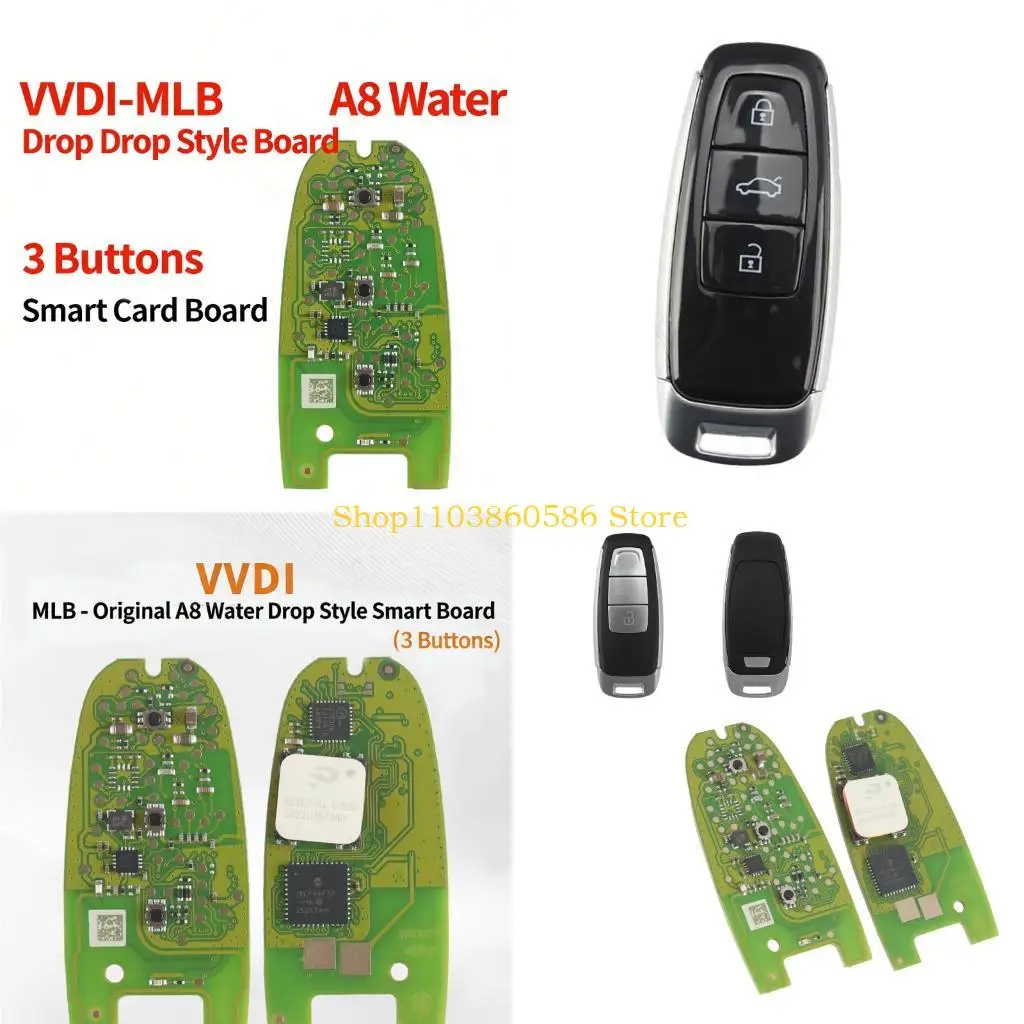242A Shockproof Scratch Resistant Intelligent Key Enclosure Shell Cover For A8L Automobile Providing Superior Chip Protection