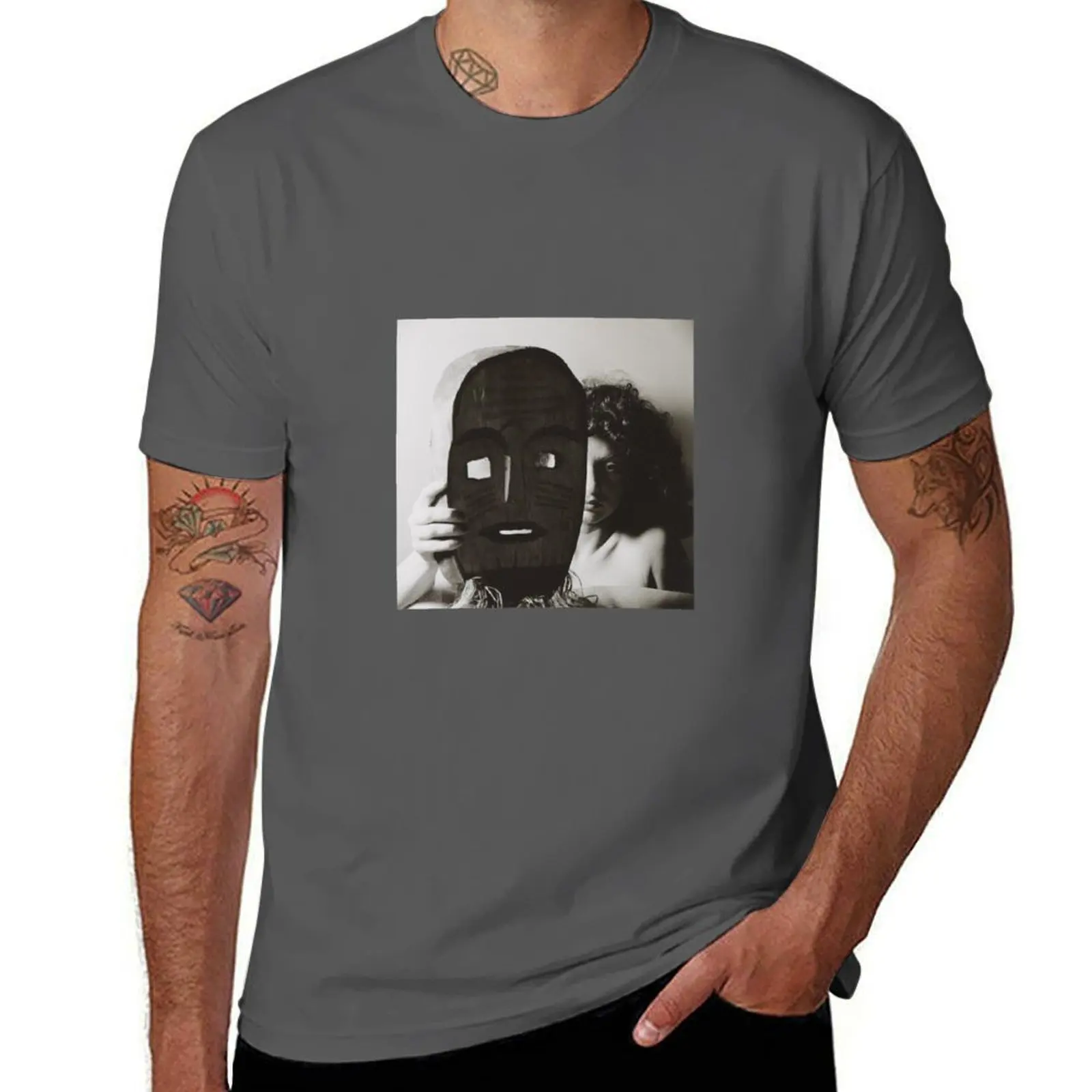 

Maya Deren With Mask T-Shirt t shirts for man pack white man t shirt graphic T-Shirt
