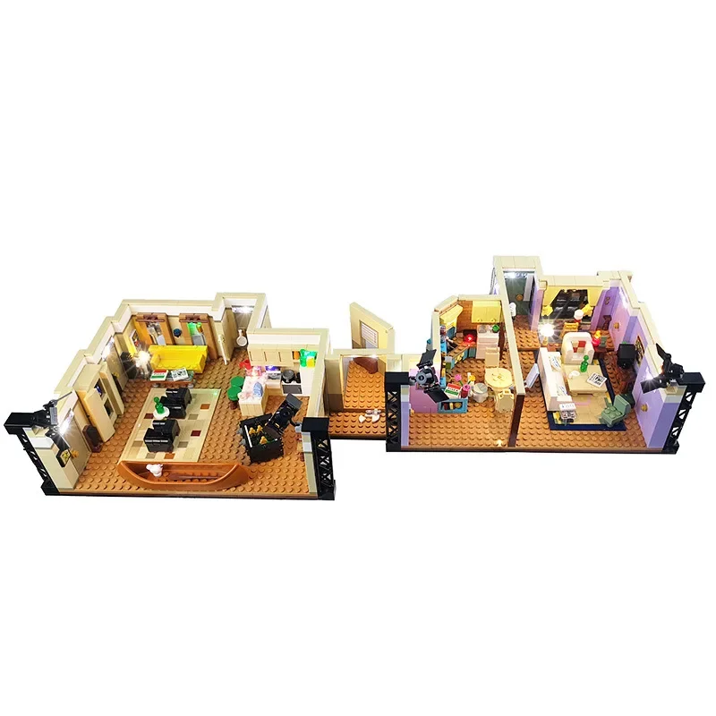 Classic TV show Downtown Building Friends Party The Friends Apartments 10292 21319 Coffee Shop Building Model Toy Gift