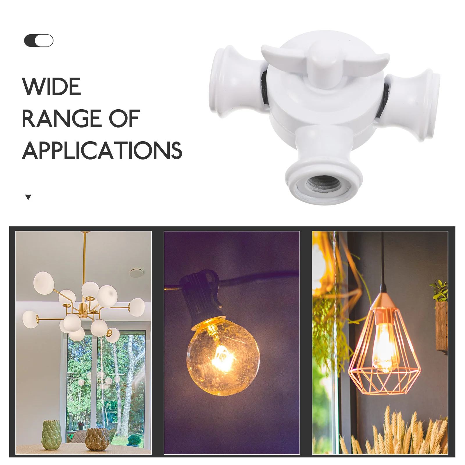 1 قطعة ذراع دوار قابل للتعديل الجدار مصباح محول العالمي المشترك المخرج إلى محول مقبس حامل مصباح الثقيلة لغرفة النوم #2