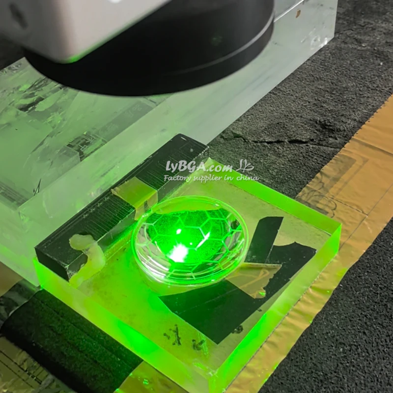 LY-A02 ليزر 2D ثلاثية الأبعاد آلة الحفر الداخلي زجاج كريستال الكرة الضوء الأخضر 1 واط 6 واط الألياف الليزر وسم آلات الطحن