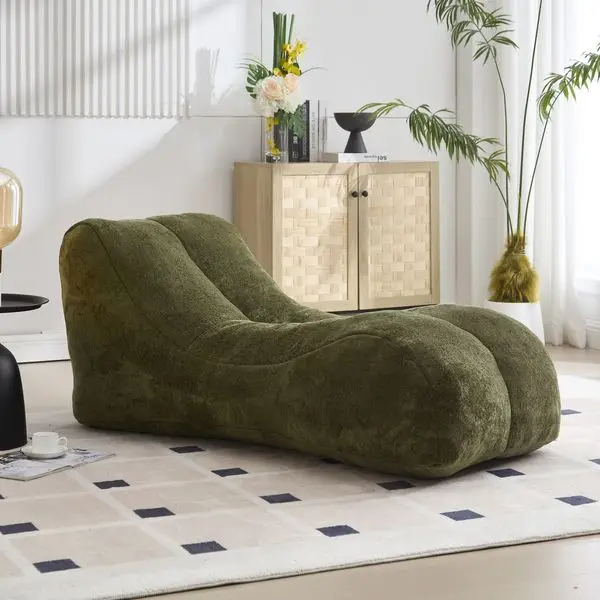 Creative bean bag sofa chair for adults and children filled with high-quality sponge that is plump and elastic fitting the curve