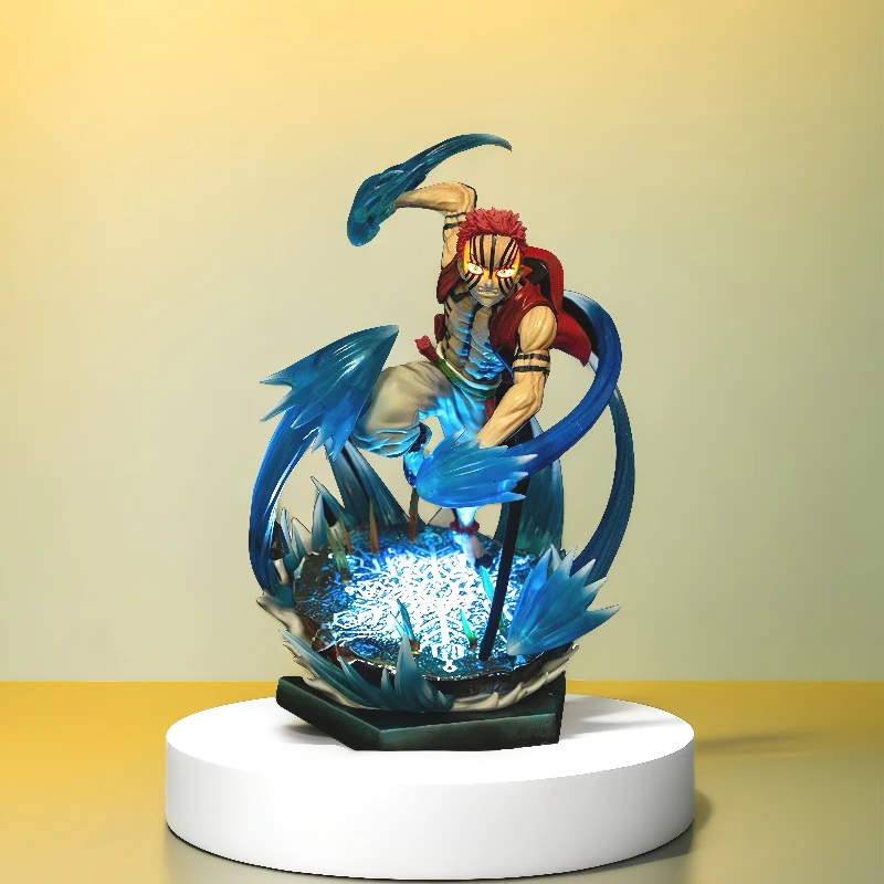 

Anime Fights Kimetsu Hakuji Figures GK Demon Slayer Akaza Action Figure Decoration Twelve Kizuki PVC 26cm Collection Model Toys