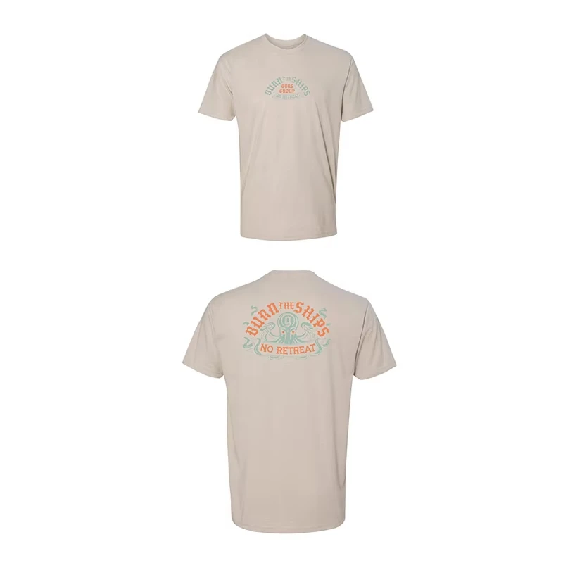 2026 Vintage Octopus Front Back Print Graphic T‑Shirt Kids Adults Retro Ocean‑Style Streetwear Loose‑Fit Short‑Sleeve Tops