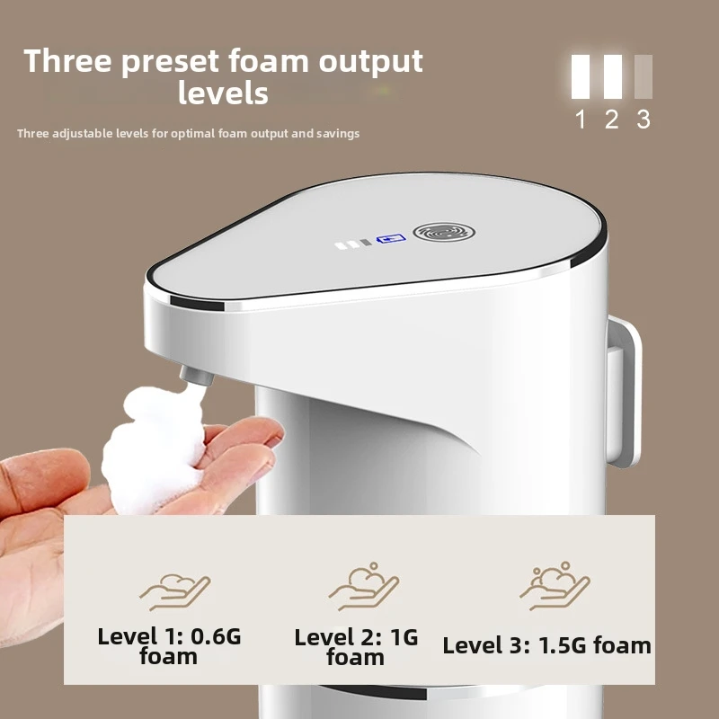 Automatic Liquid Soap Dispenser Intelligent Sensor Contact-Free Hand Sanitizer Dispenser Automatic On-Wall Soap Foam Dispenser