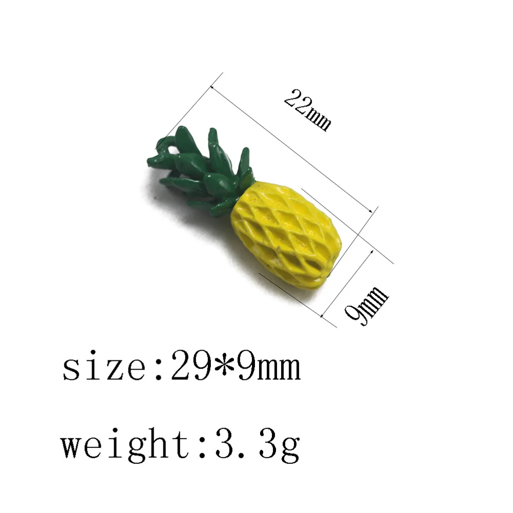 

10pcs Alloy Pineapple Pendant Charms Diy Jewelry Making Supplies For Necklace Bracelet Keychain Craft Projects Diy Charm Pendant