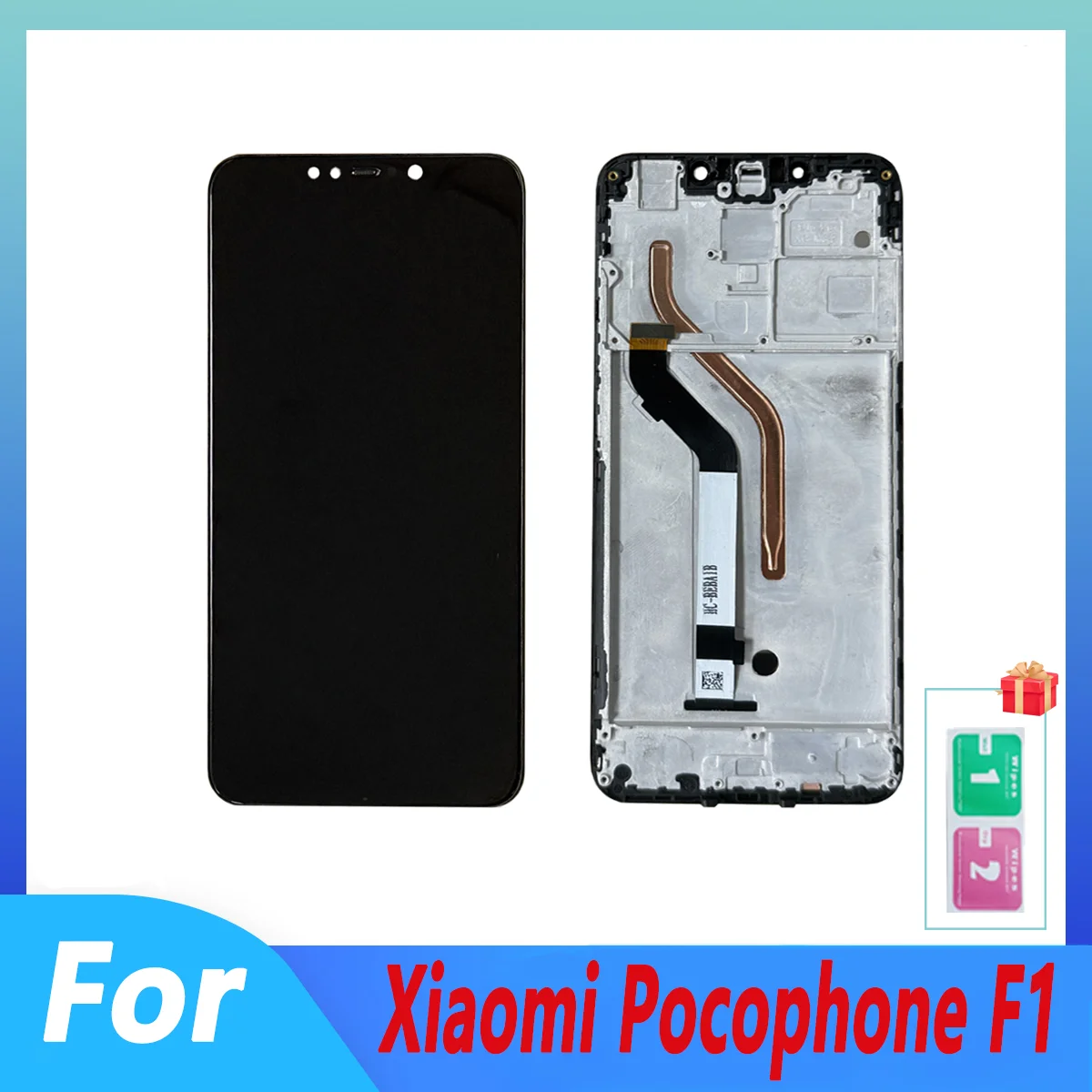 pop-nuovo-618-''per-xiaomi-poco-f1-display-lcd-touch-screen-digitizer-schermo-per-m1805e10a-con-telaio-lcd-parti-di-ricambio