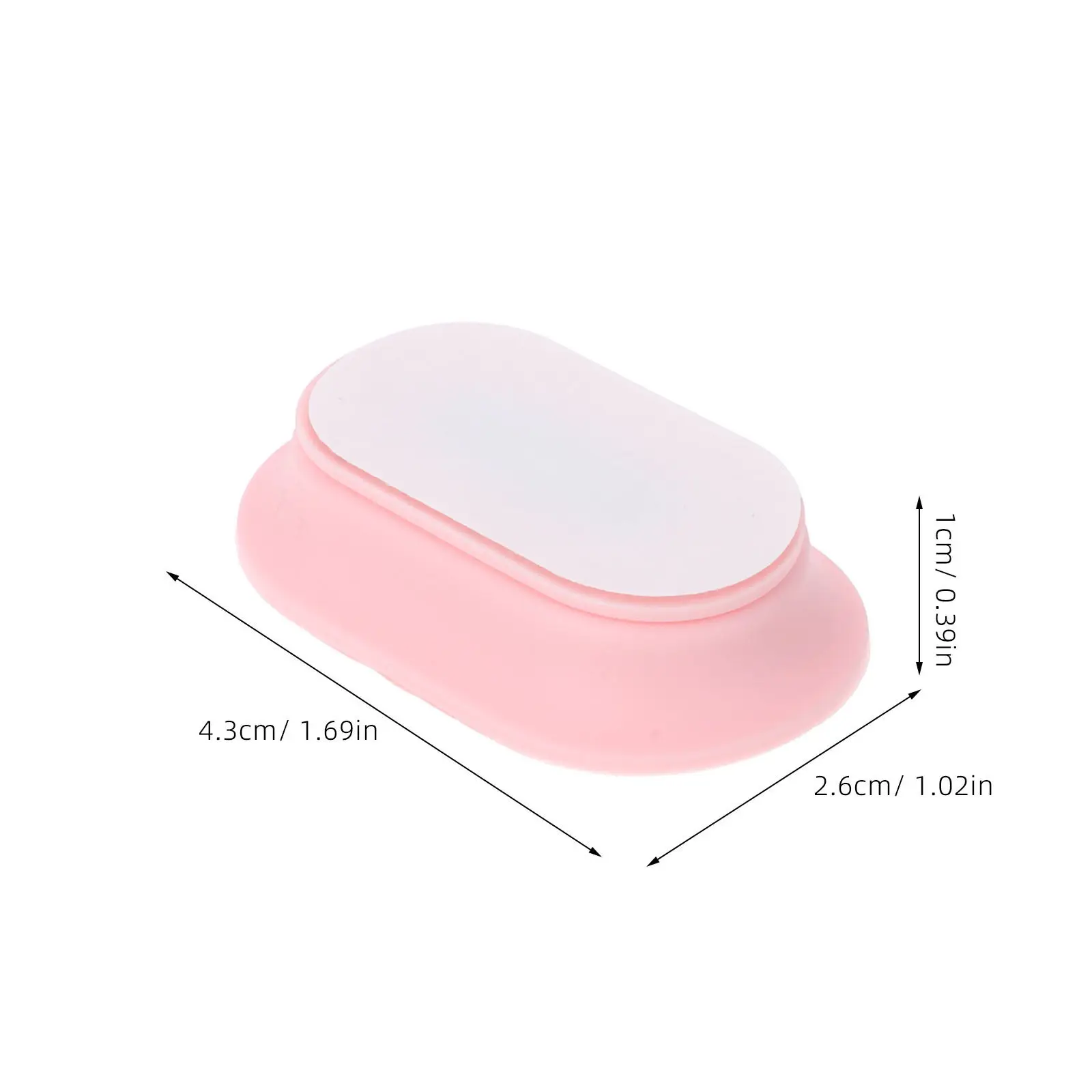 2Pcs Magnetic Remote Holder Wall Mount Self Adhesive Silicone Organizer Stand No Drill TV Air Conditioner Remote Wall Holder