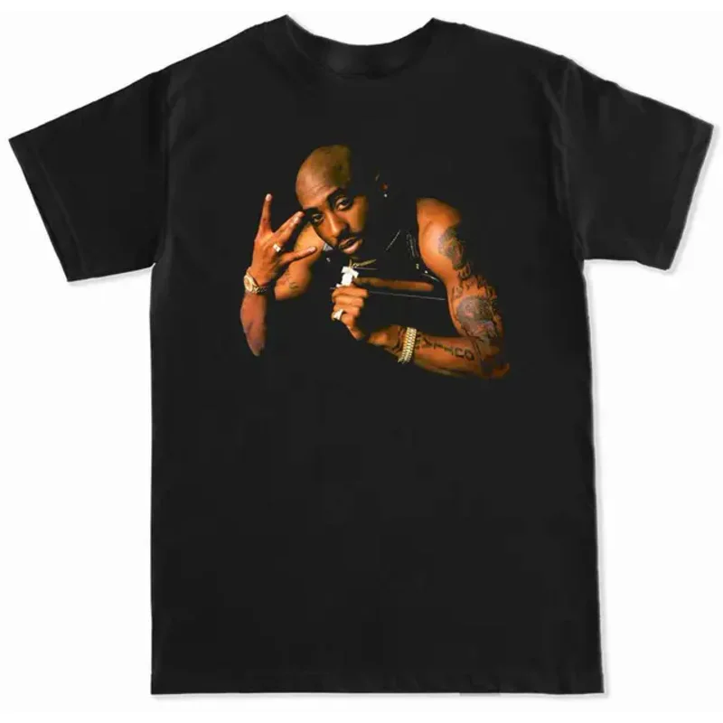 All Eyez on Me Cover 2 Pac Tupac Shakur West Hip Hop Rap Trap Music Fashion 2019 Summer Casual O-Neck Tops & Tees Men T Shirts