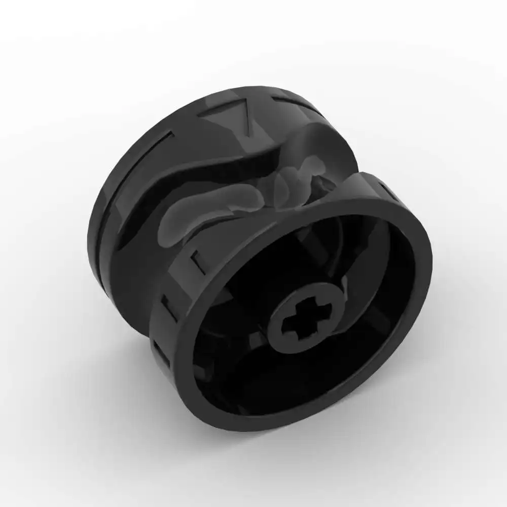 Moc 1 peça de tijolos 3584 blocos de construção de mudança de engrenagem com furo de eixo de alta tecnologia montar partículas brinquedo diy presente de aniversário para crianças