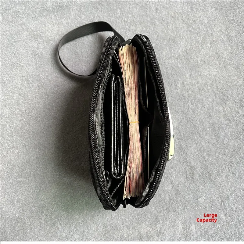 Men\'s Large Capaci Nylon Handheld Wallet Simple Storage Bag Mobile Phone Bag Coin Purse Hand Hanging Bag Card Holder