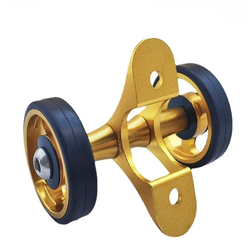 

Double-wheel Folding Bike Wheel Aluminum Alloy CNC Palin Axis Smooth Durable Lightweight Bicycle Wheel Sturdy Bicycle Parts