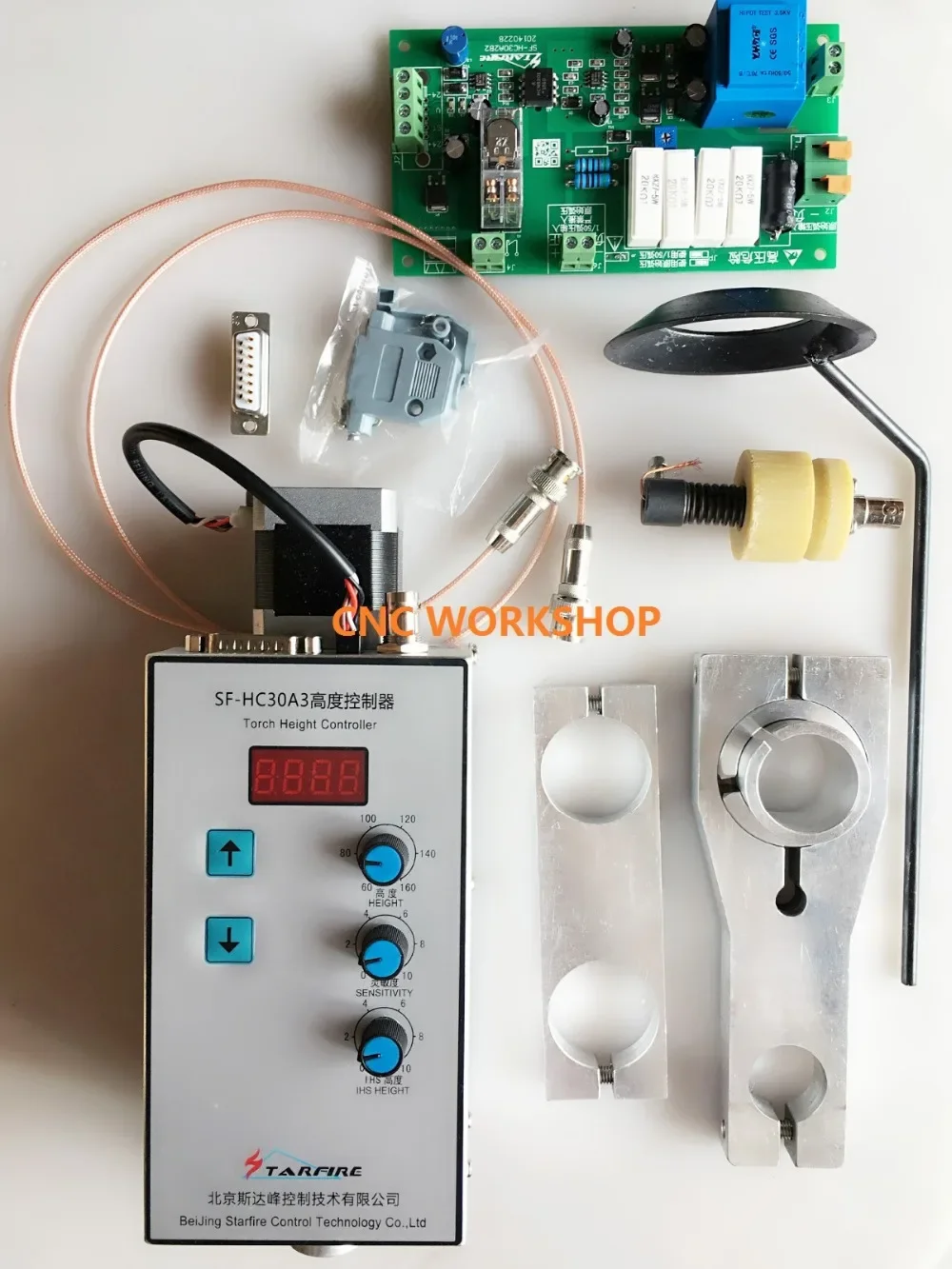 

Automatic arc and cap CNC torch height controller(SF-HC30A) for CNC plasma cutter machines and flame cutters THC