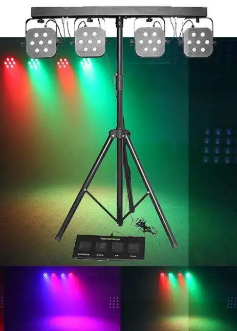 Dj Lights Disco Equipment 7x3w RGBW 4 in1 Led Par Bar Stage Lighting