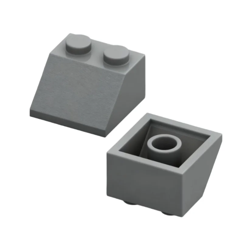 80PCS ROOF TILE 2X2/45°Compatible With 3039 Bricks, Slopes MOC Self-Locking Bricks Building Blocks Toys Accessories