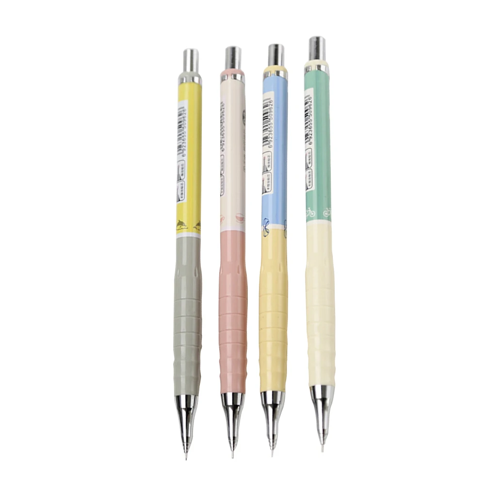 

Retractable Mechanical Pencil Set Automatic Pencil Refill Leads Detachable Clip Writing Drawing Drafting Office