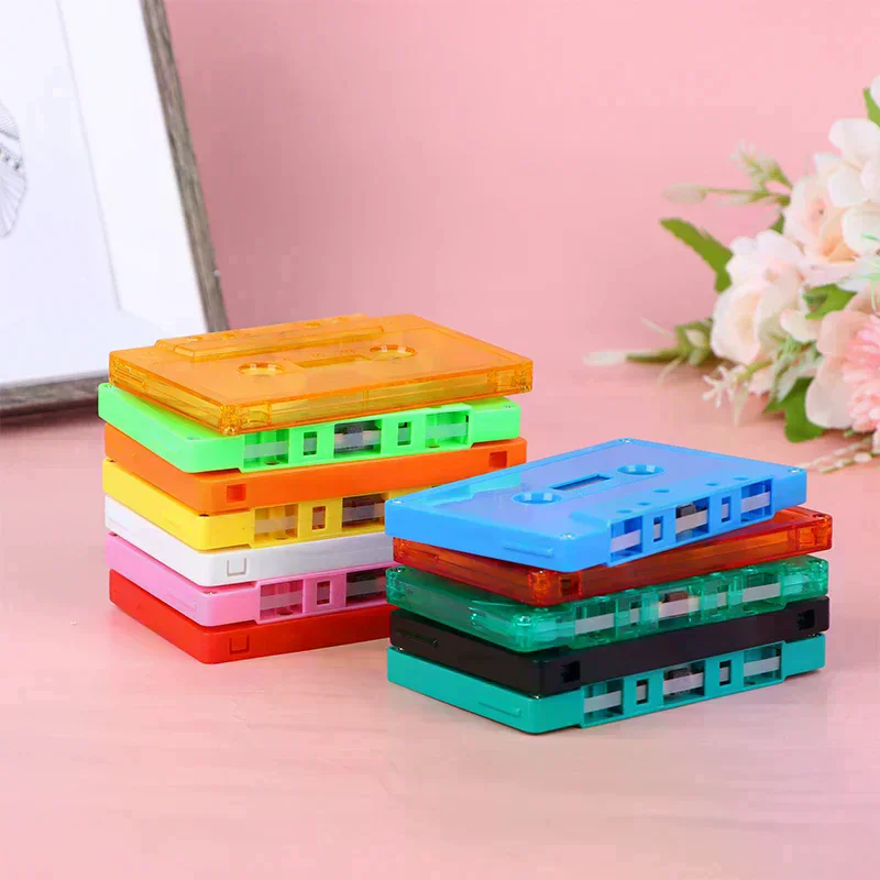 1Pc Audio Magnetic Audio Recording Cassette Tape Shell Color Blank Tape Case Empty Reel To Reel Cassette(no Tape)