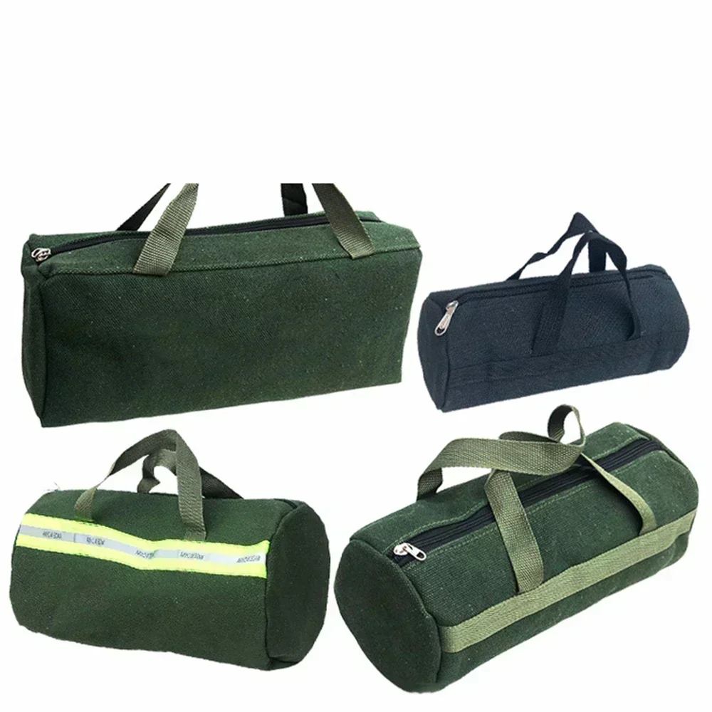 Durable Canvas Tool Bag Large Capacity Thicker Screwdriver Tools Packaging Storage Pouch Electrical Tool Storage Organizer