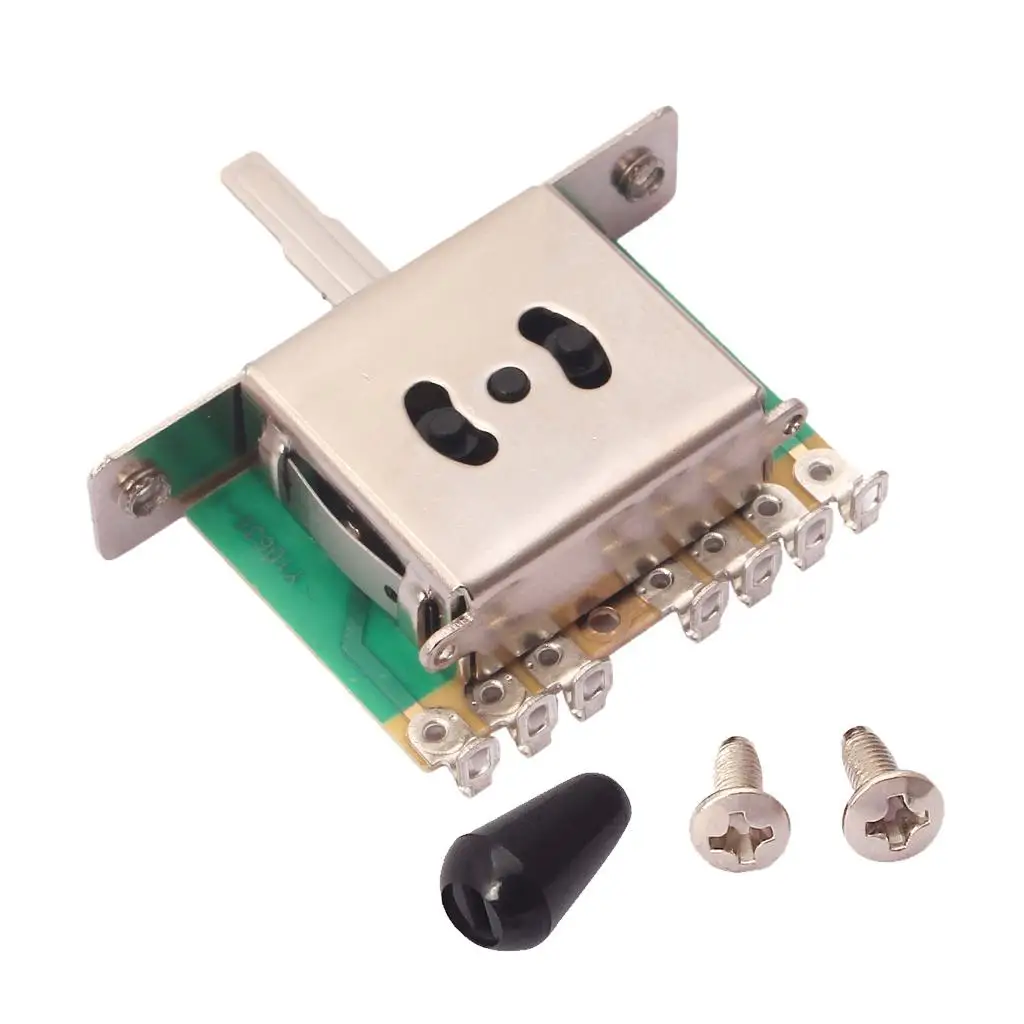 Guitar Switch, Metal Pickup Toggle Switch with Replacement Part