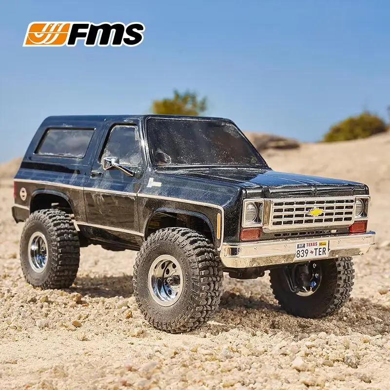FMS 1:24 simulación Chevrolet K5 FCX24 coche de escalada Control remoto puente de puerta eléctrico de dos velocidades vehículo todoterreno SUV RTR