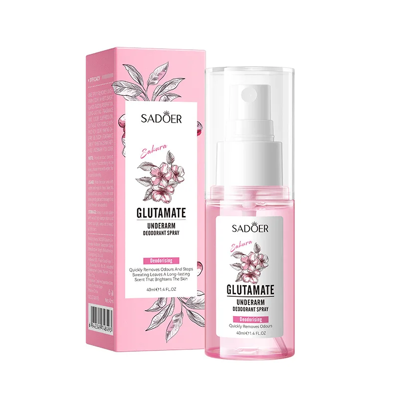 

SADOER Sakura Underarm Fragrance Spray, leaves fragrance on the underarms, anti-sweat spray, with a subtle scent