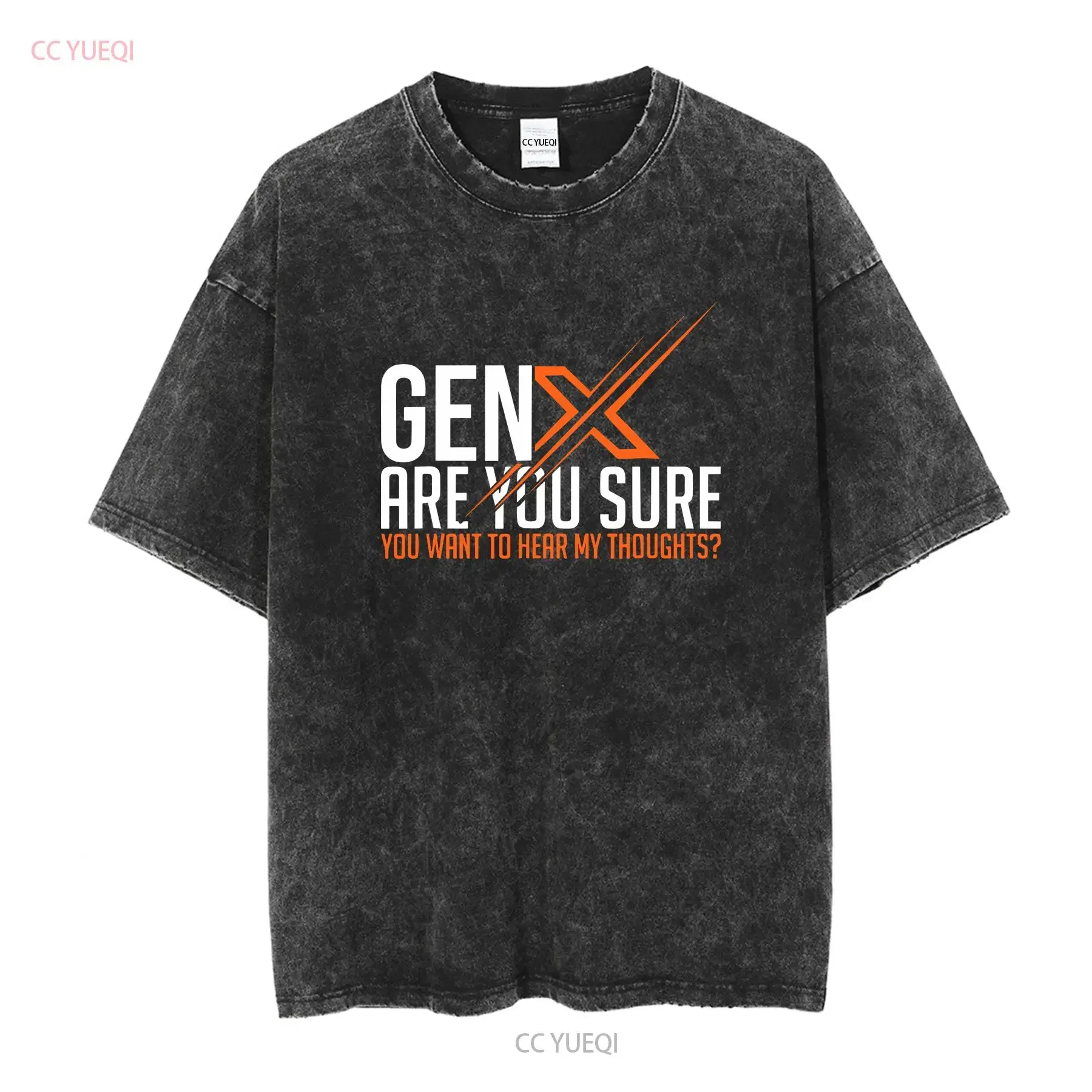 Funny Generation X Humor 60s 70s Gen Xers Sarcastic T Shirt long or short sleeves vintage Washed Top For Everyday Wear