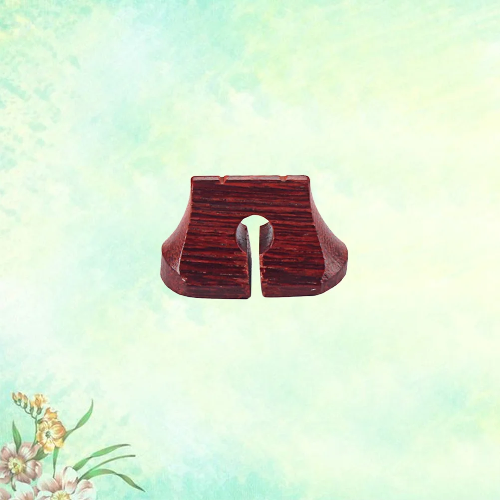 

Rosewood Musical Instrument Bridge for Chinese Erhu Wooden Erhu Accessories Replacement Tailpiece Durable Sturdy Structure