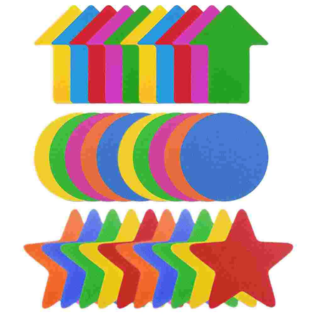 

30 Pcs Classroom Dots for Floor Carpet Markers Round Stickers Wear-resistant Child Tile