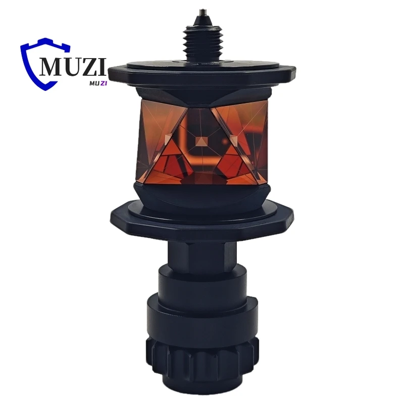 High Accurate MPR122 360 Degree Reflector Prism + GAD31 Stub $ Lock Adapter with 5/8 Inch Thread for Leica ATR Survey Stations