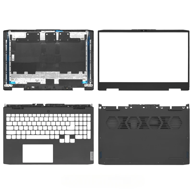 New For Lenovo Gaming 3i 15 2022 Laptop LCD Rear Lid Back Cover Front Bezel Palmrest Upper Bottom Base Case Housing Shell Black