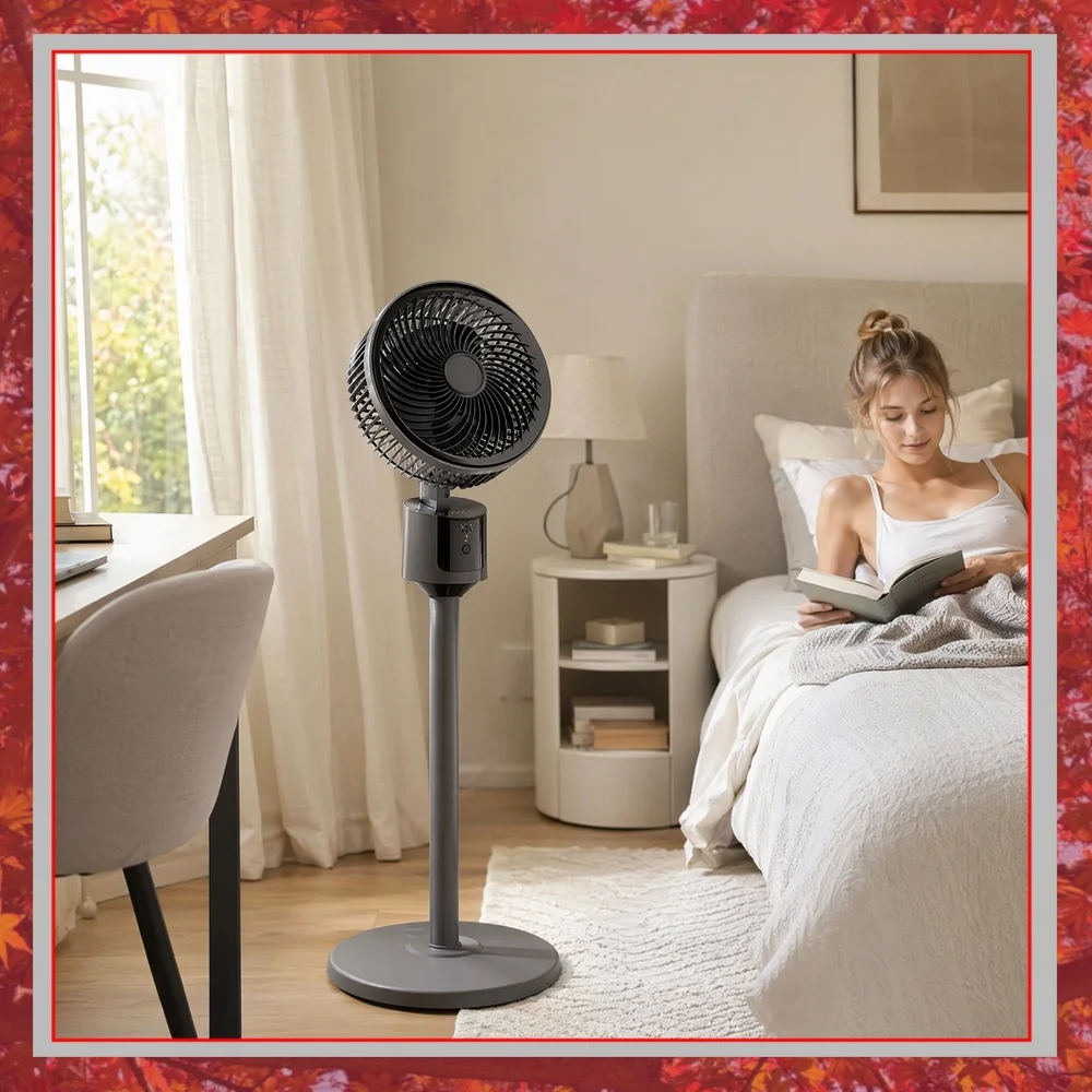 Air Circulator Fan Long-Distance Oscillating Floor Fan Floor Standing Desk Fan house air circulator USB interface silent fan