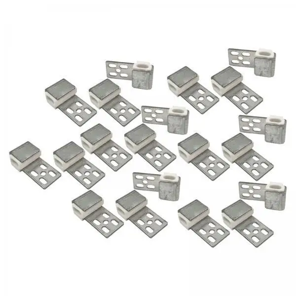 Sofa Spring Clips Iron Silver Upholstery Serpentine Spring Holder Furniture Accessories for Sofa Construction and Beds