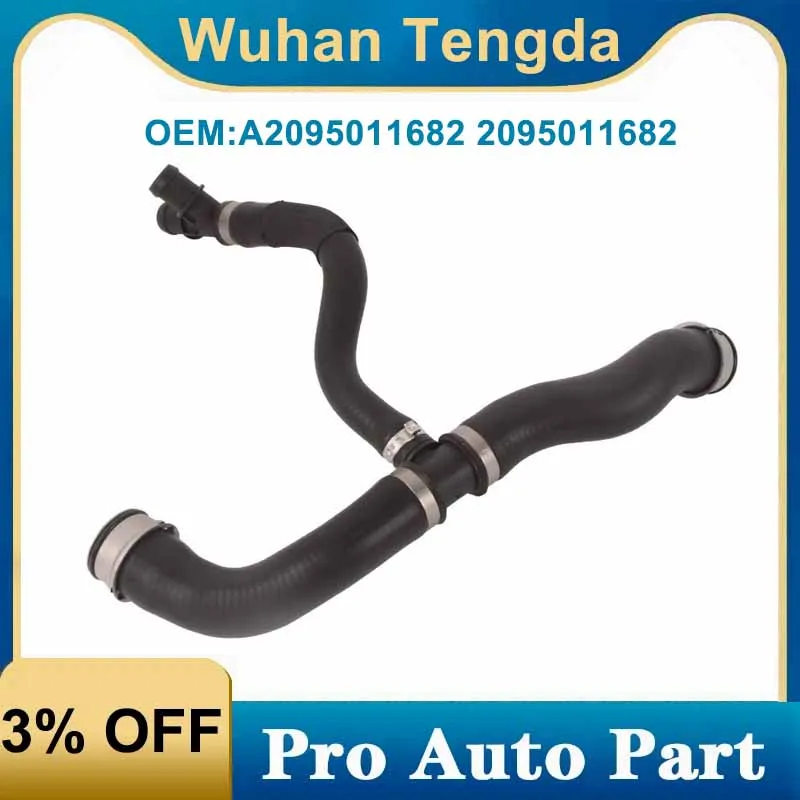 High Quality A2095011682 2095011682 Radiator Coolant Hose Lower Water Pipe for Mercedes-Benz CLK-CLASS A209 C209 CLK280 CLK350