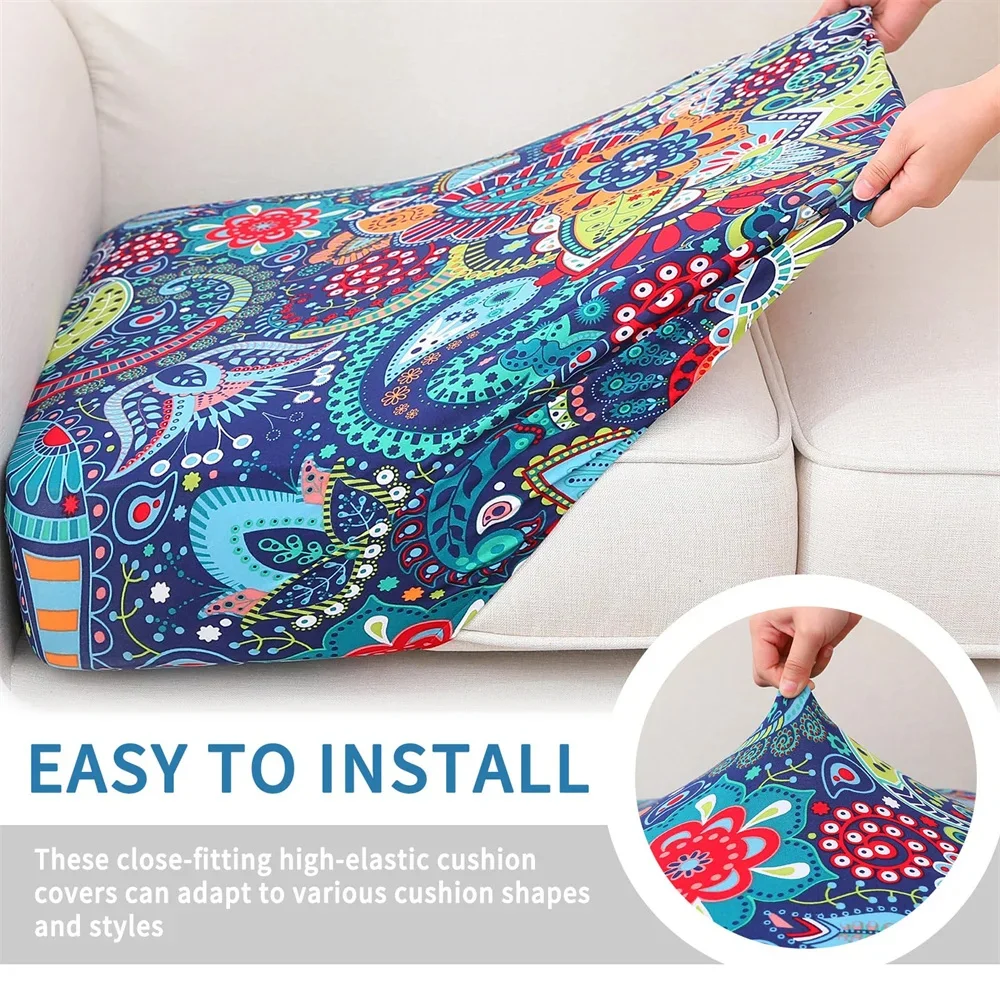 Kitinjoy Printed Sofa Cover Elastic Cushion Cover For Living Room Pet Mat Chair Cover Furnitur Protector Bottom Full Couch Cover