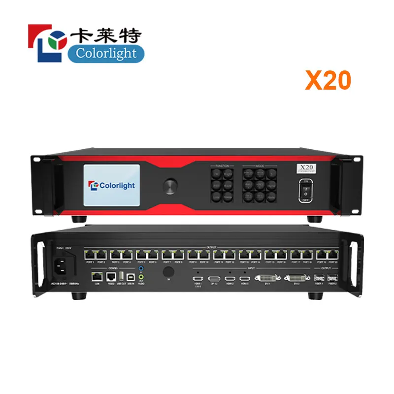 Colorlight X12 X20 Ultra 4K Professional LE Video Processor Control System Supports Seamless Switching Multi Window Display