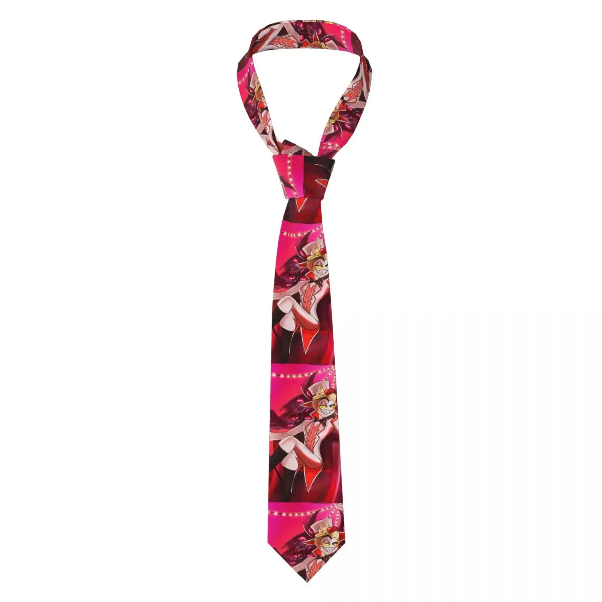 

Пользовательские Hazbins аниме анимация отель галстуки мужские шелковые галстуки для вечеринки
